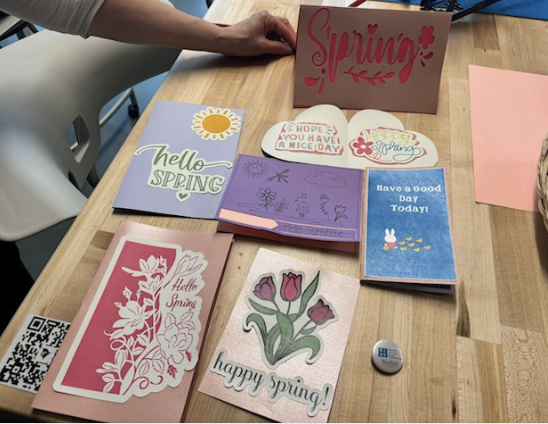 personalized cards made by cricut smart cutting machine